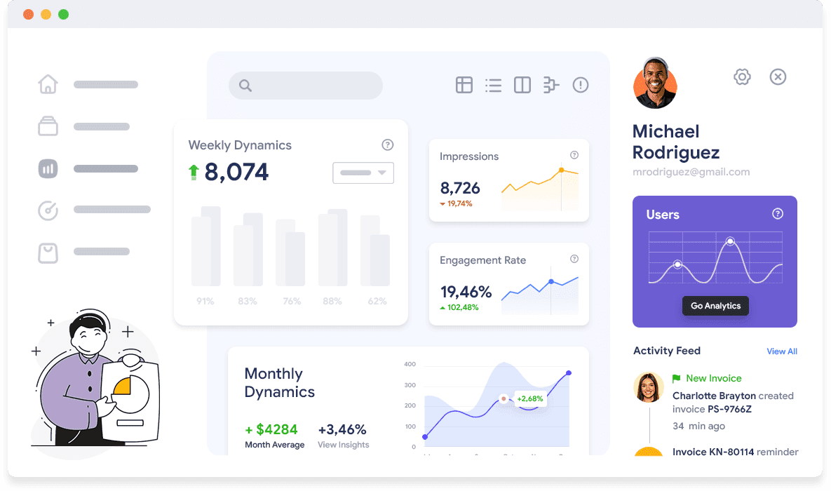 product screen